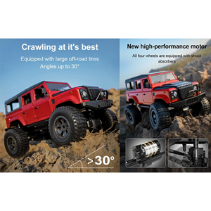  ماشین کنترلی جیپ Land Rover Defender Truck مقیاس 1:14 دبل ای مدل 003-362 Double EE_اسباب بازی